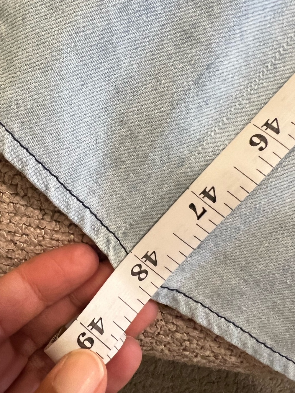 FARM Rio X Anthropologie Colorblocked Denim Midi Dress - Picture 6 of 10